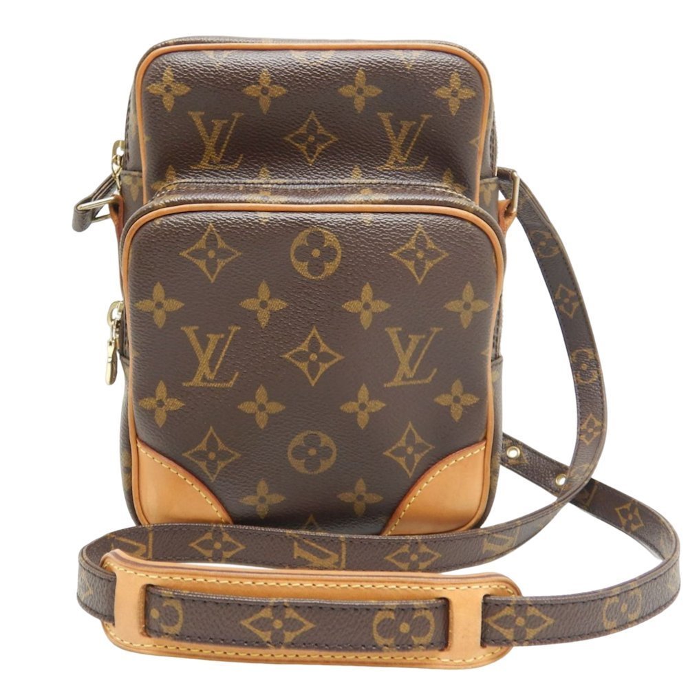 Louis Vuitton Monogram Amazon Shoulder Bag Brown